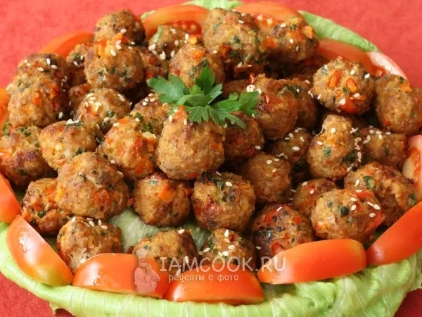 Фото блюда: Фрикадельки с булгуром по-арамейски