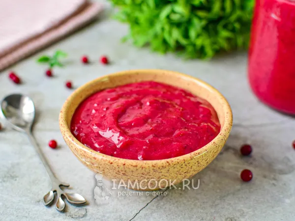 Фото блюда: Брусничный курд