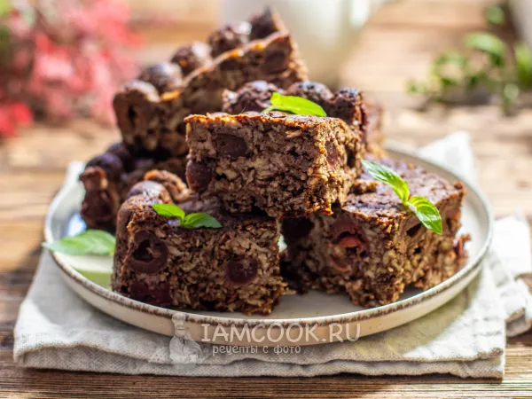 Фото блюда: ПП брауни с вишней