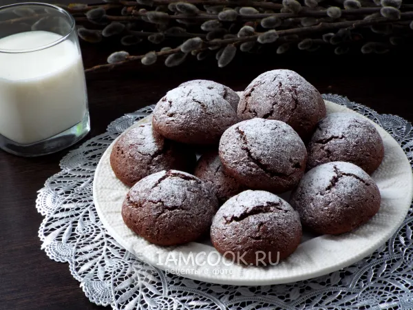 Фото готового блюда: Шоколадно-медовые пряники (мягкие)