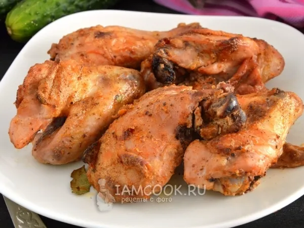 Фото блюда: Курица, запеченная в остром йогуртовом соусе