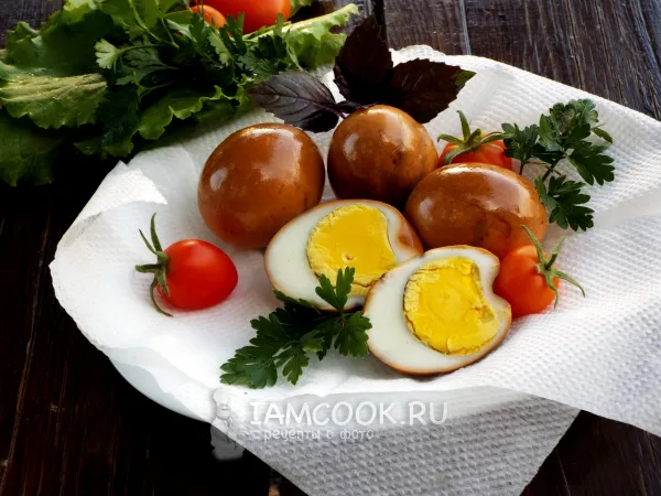 Фото блюда: Копченые яйца