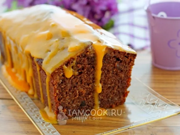 Фото блюда: Кекс с шоколадом и красным вином