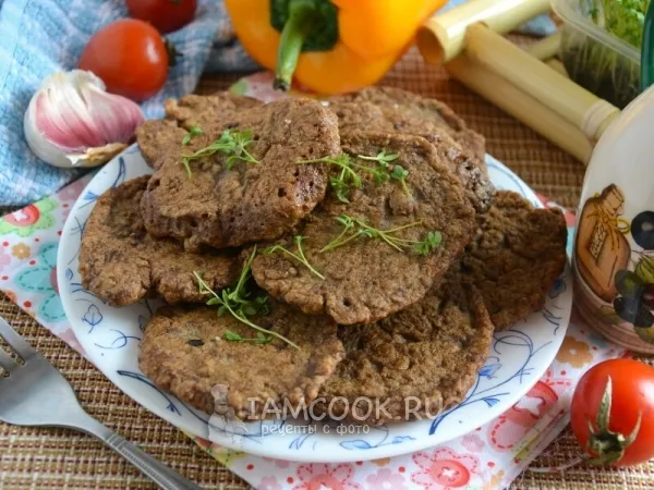 Фото блюда: Оладьи из куриной печени