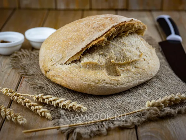 Фото готового блюда: Вермонтский хлеб на закваске