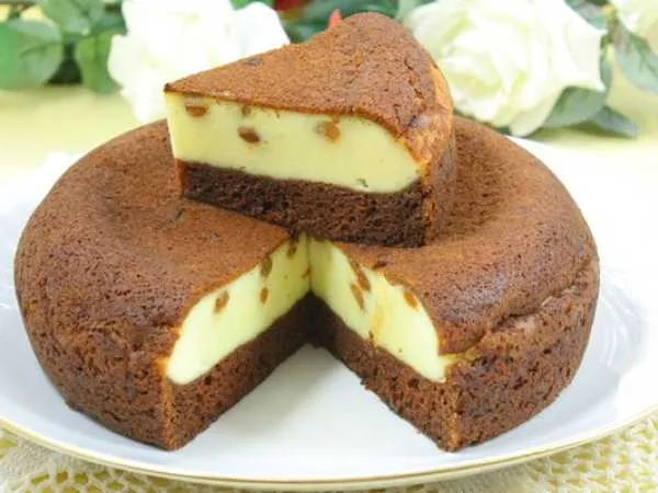 Фото готового блюда: Шоколадный пирог-ватрушка «Ярмарка»