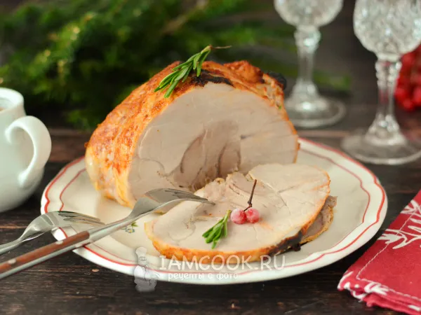 Фото блюда: Свиная лопатка в рукаве в духовке