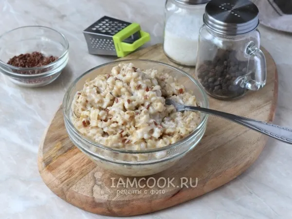 Фото блюда: Овсяная каша с сыром