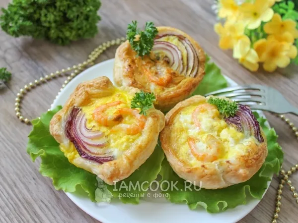 Фото готового блюда: Закусочные корзинки в духовке