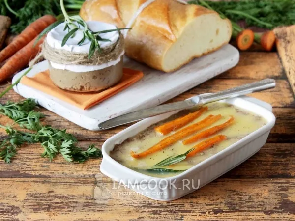 Фото готового блюда: Паштет с карамелизированной морковью