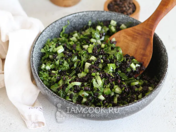 Фото блюда: Салат с черным рисом