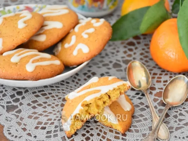 Фото готового блюда: Пряное тыквенное печенье