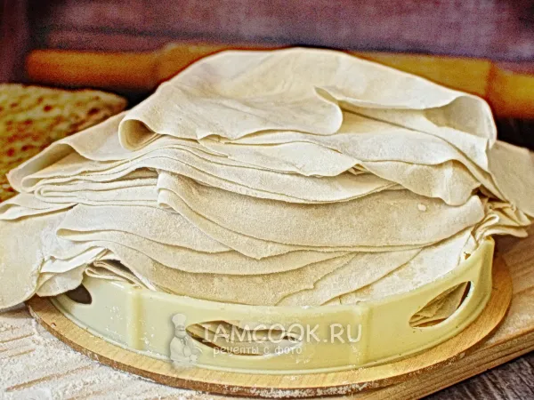 Фото блюда: Тесто «Юфка»