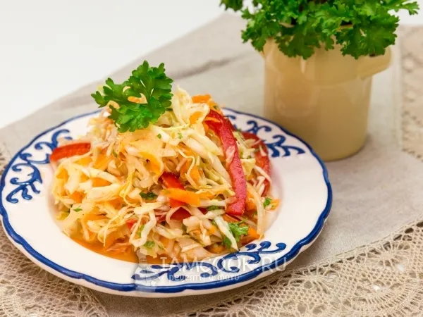 Фото блюда: Капустный салат с маринадом