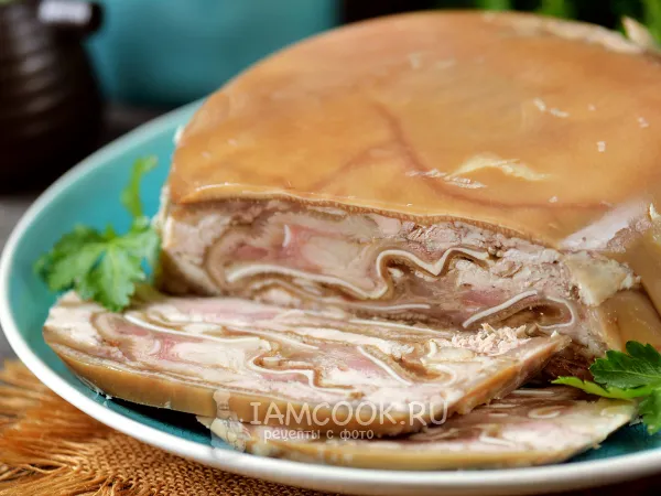 Фото блюда: Зельц из свиных ушей