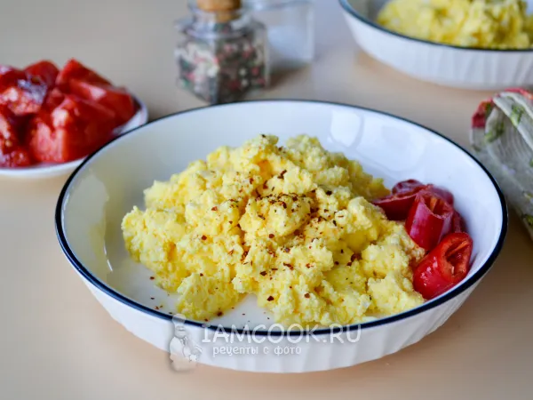 Фото блюда: Скрэмбл с творогом