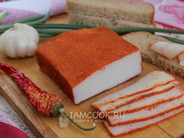 Фото блюда: Шпик По-венгерски