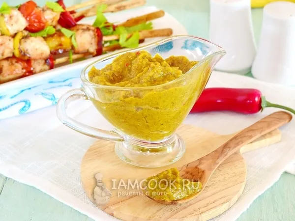 Фото блюда: Банановый соус к мясу