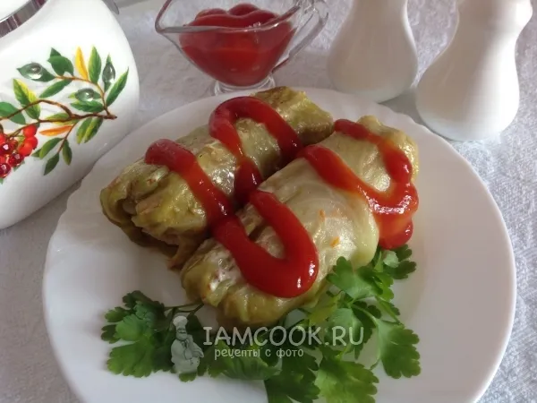 Фото блюда: Голубцы из молодой капусты