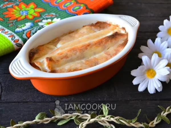 Фото блюда: Налистники с творогом на крахмале