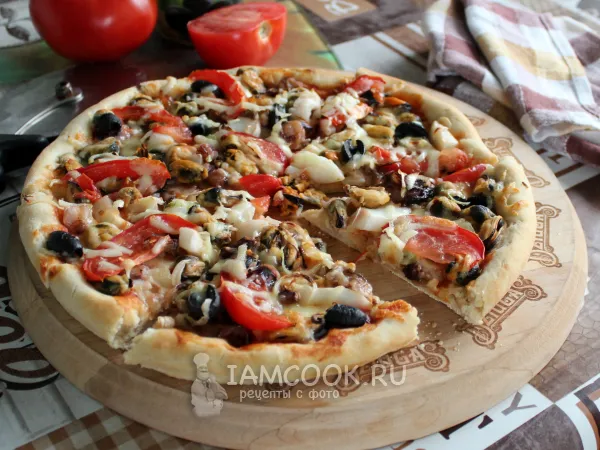 Фото блюда: Морская пицца