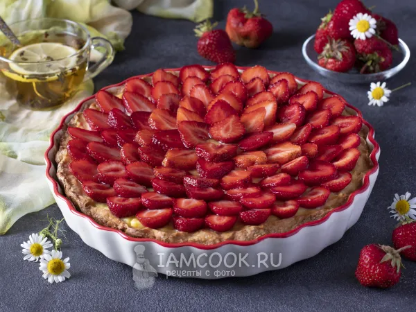 Фото блюда: Кростата с клубникой