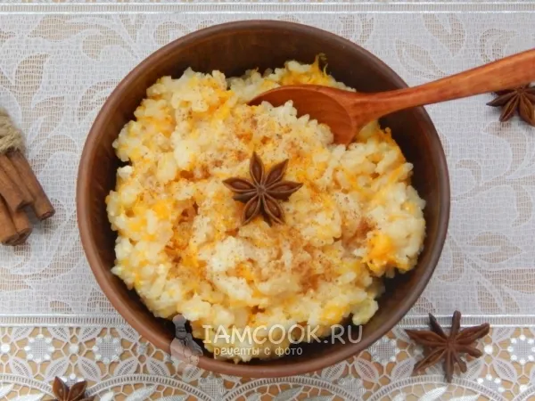 Фото блюда: Тыквенная каша на молоке