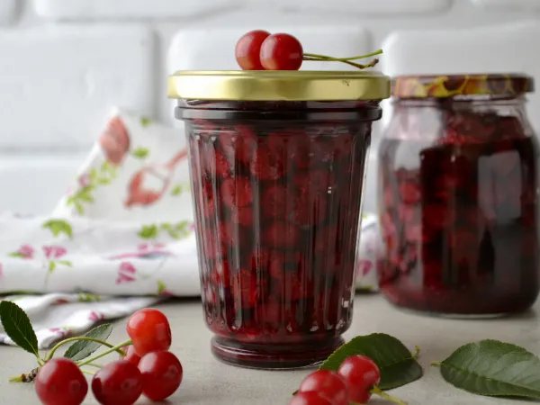 Фото блюда: Варенье из вишни без сахара на зиму (без косточек)