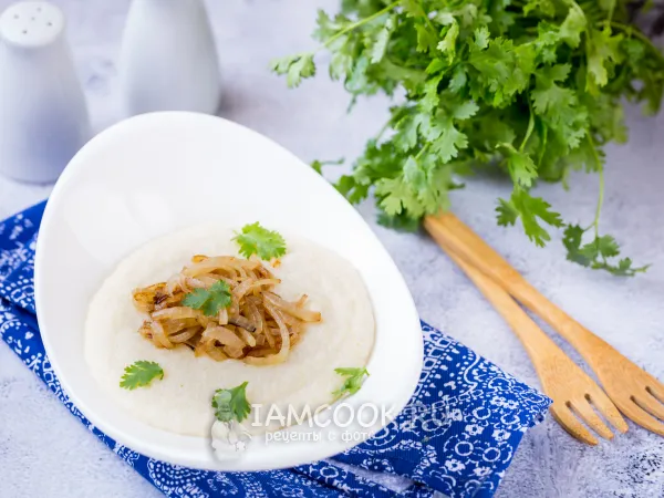 Фото блюда: Пшеничная каша с луком