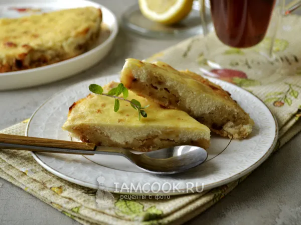 Фото блюда: Королевская ватрушка с печеньем и творогом
