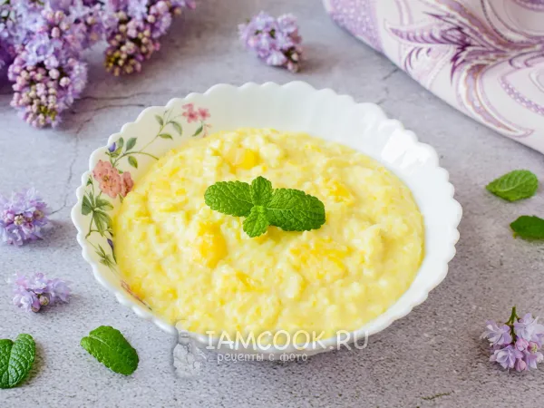 Фото блюда: Пшенная каша с тыквой в мультиварке-скороварке