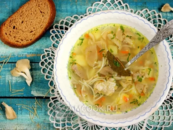 Фото блюда: Суп из вёшенок