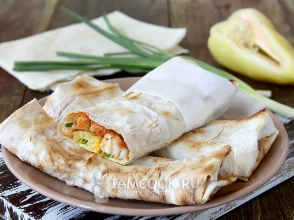 Фото блюда: Шаурма в духовке