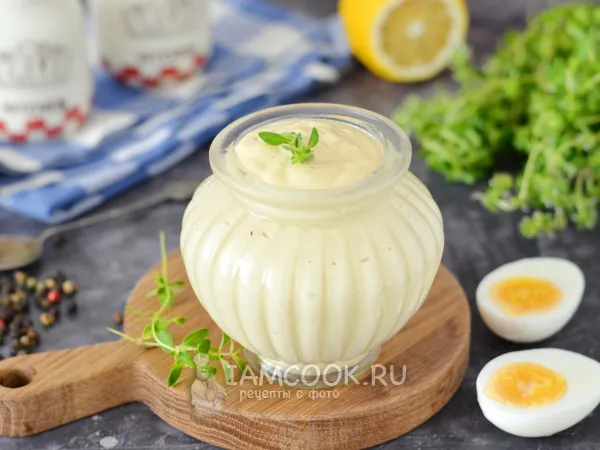 Фото блюда: Майонез из вареных желтков