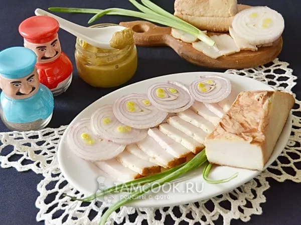 Фото готового блюда: Сало копченое