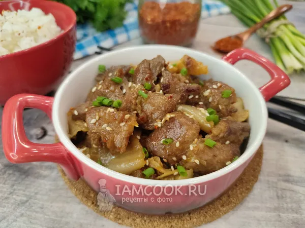 Фото блюда: Кимчи с мясом