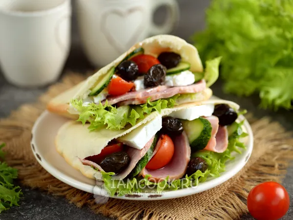 Фото блюда: Греческая пита