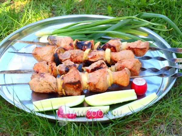 Фото блюда: Шашлык из свинины на мангале