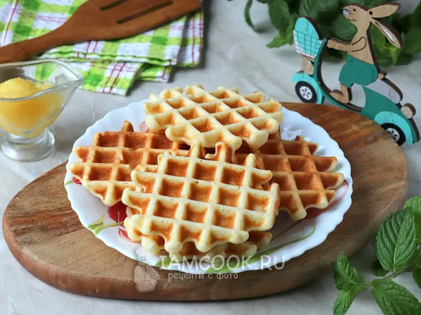 Фото готового блюда: Венские вафли ПП