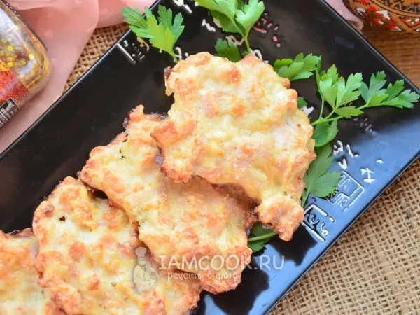 Фото готового блюда: Рубленные куриные котлеты в духовке