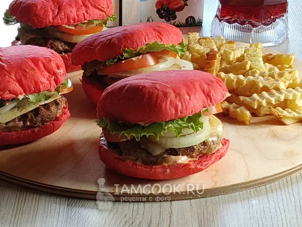 Фото блюда: Красный бургер