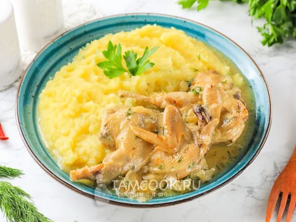 Фото блюда: Тушеные перепела