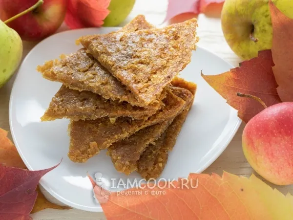 Фото блюда: Пастила из яблок в микроволновке
