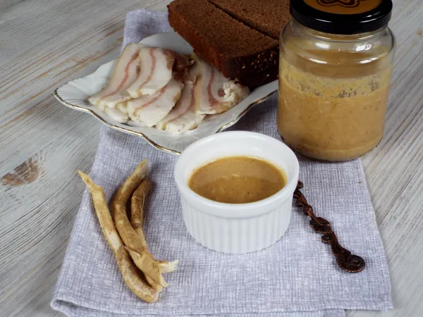 Фото блюда: Горчица с хреном