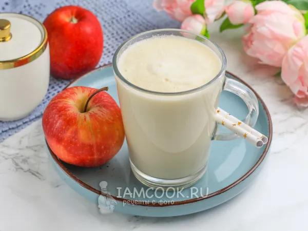 Фото блюда: Молочный коктейль с яблоком