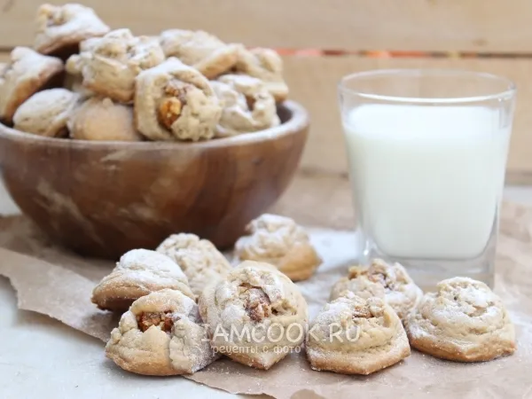 Фото готового блюда: Песочное печенье с курагой