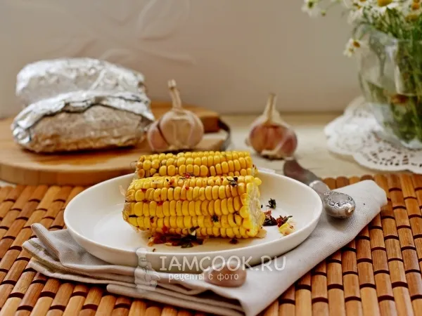 Фото блюда: Ароматная кукуруза в мультиварке