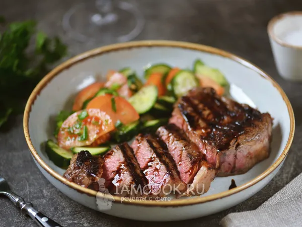 Фото блюда: Маринованная говядина на гриле