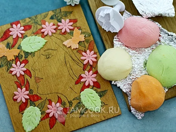 Фото блюда: Мастика из сгущёнки