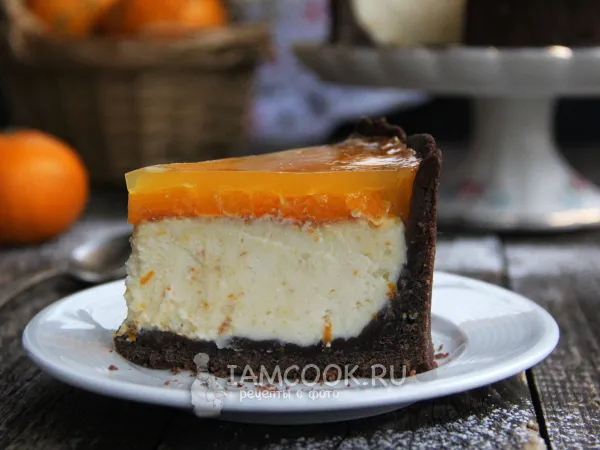 Фото блюда: Мандариновый чизкейк